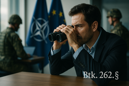 Szövetséges fegyveres erő ellen elkövetett kémkedés.Btk.262.5