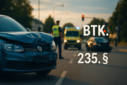 Kozuti baleset okozasa Btk 235 3