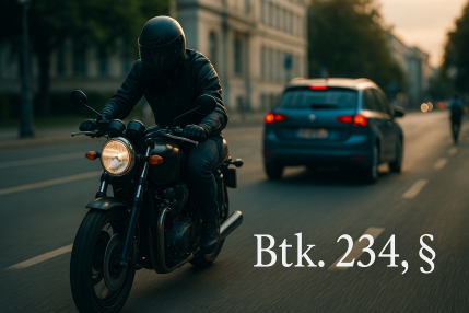 Közúti veszélyeztetés Btk. 234.1