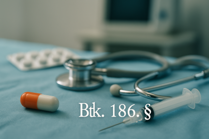 Egeszsegugyi termek hamisitasa Btk 186 2