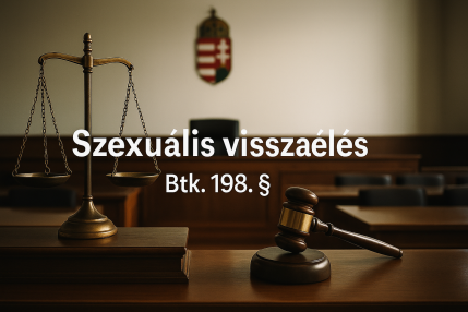 Szexualis visszaeles Btk 198 3