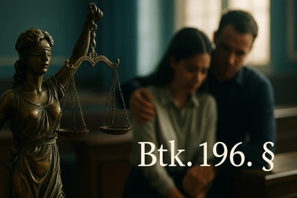 Szexualis kenyszerites Btk 196 1