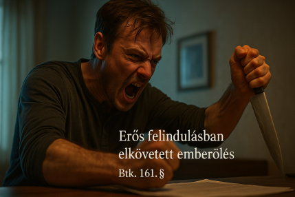 Eros felindulasban elkovetett emberoles Btk 161 2