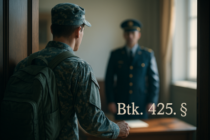 Bevonulasi kotelezettseg megszegese Btk 425 3