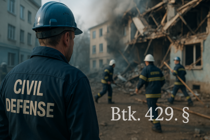 Polgari vedelmi kotelezettseg megszegese Btk 429 3