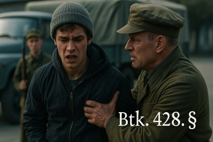 Hadkötelezettség teljesítésének akadályozása Btk 428 1