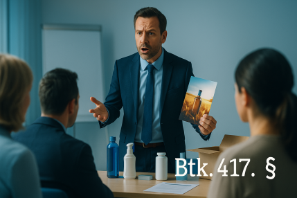 Fogyasztok megtevesztese Btk 417 4