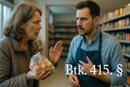 Rossz minosegu termek forgalomba hozatala Btk 415 1