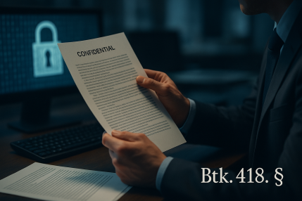 Uzleti titok megsertese Btk 418 4